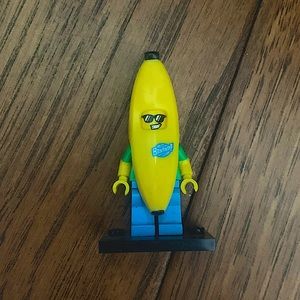 Lego mini figure banana guy